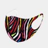 Curvaceous Boutique NEW Colorful Zebra Face Mask
