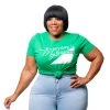 Curvaceous Boutique NEW Green Everyday Is MY Runway Tee 1 Curvaceous Boutique NEW Green Everyday Is MY Runway Tee