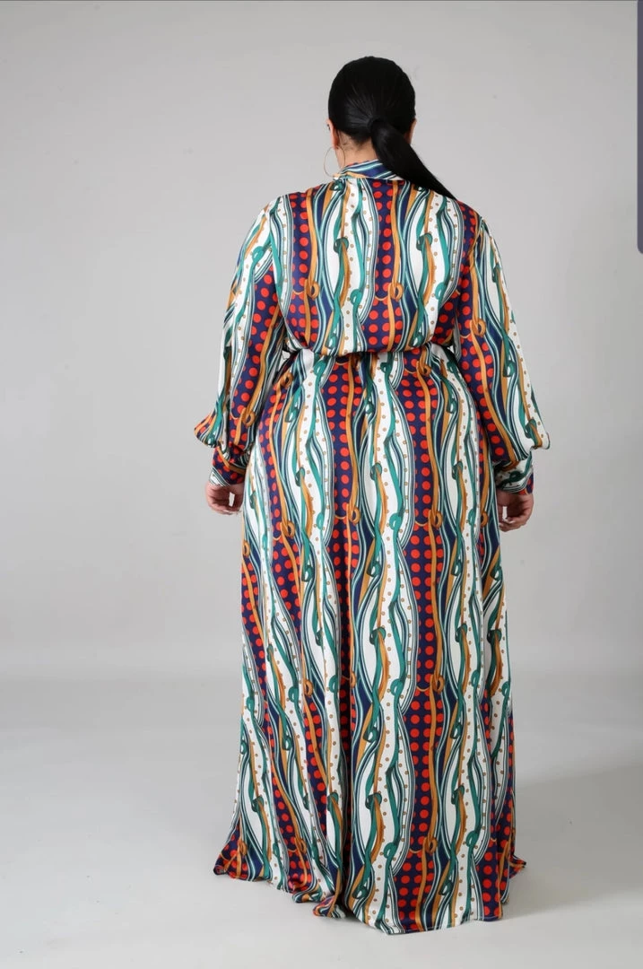 Curvaceous Boutique Lashanda Spots Maxi Dress 4 Curvaceous Boutique Lashanda Spots Maxi Dress