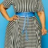 Curvaceous Boutique Blue Slim Kimono Plus Size Belt 1 Curvaceous Boutique Blue Slim Kimono Plus Size Belt