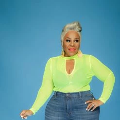 Curvaceous Boutique NEW Neon Green Keyhole Bodysuit 5 Curvaceous Boutique NEW Neon Green Keyhole Bodysuit