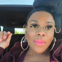 Curvaceous Boutique Rhinestone Wave Frames