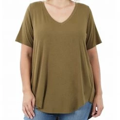 Curvaceous Boutique Olive Green Side Kick Set NEW