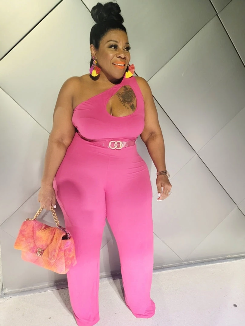 Curvaceous Boutique Pink Pretty Cut Out Jumpsuit JUMPSUITS 3 Curvaceous Boutique Pink Pretty Cut Out Jumpsuit JUMPSUITS