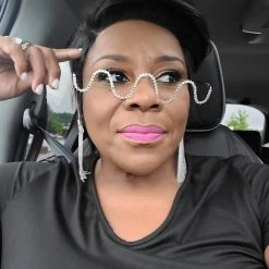 Curvaceous Boutique Rhinestone Wave Frames 7 Curvaceous Boutique Rhinestone Wave Frames