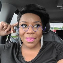 Curvaceous Boutique Rhinestone Wave Frames 8 Curvaceous Boutique Rhinestone Wave Frames