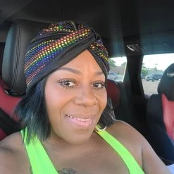 Curvaceous Boutique Colorful Bling Turbans NEW 8 Curvaceous Boutique Colorful Bling Turbans NEW