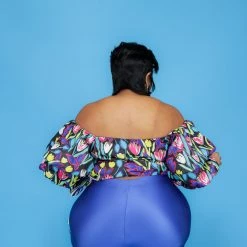 Curvaceous Boutique NEW Flower Print Off Shoulder Top 9 Curvaceous Boutique NEW Flower Print Off Shoulder Top