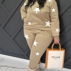 Curvaceous Boutique Green All Star Jogger Set SETS