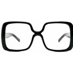 Curvaceous Boutique Black Jackie O Oversize Glasses