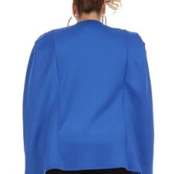 Curvaceous Boutique Black Caped Hero Blazer