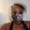 Curvaceous Boutique Rainbow Reversible Sequin Fashion Mask