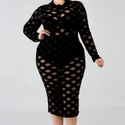 New Arrivals Cassidy Velvet Body-Con Dress DRESSES