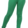 Curvaceous Boutique NEW Green Cotton High Waist Leggings 1 Curvaceous Boutique NEW Green Cotton High Waist Leggings