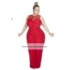 Curvaceous Boutique Red Carrington Lace Gown SALE