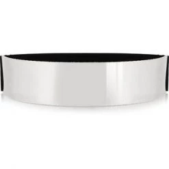 Curvaceous Boutique Silver Metal Plate Belt