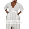 Curvaceous Boutique Ivory Sofie Hi Lo Dress 2 Curvaceous Boutique Ivory Sofie Hi Lo Dress
