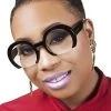 Curvaceous Boutique ACCESSORIES Black Mimi Clear Frames