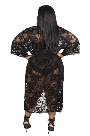 Curvaceous Boutique Black Winter Lace Swim Set 4 Curvaceous Boutique Black Winter Lace Swim Set