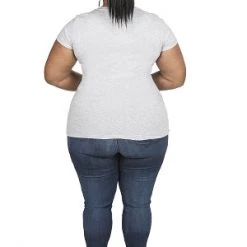 Curvaceous Boutique Grey New Runway Ready T-Shirt TOPS