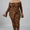 Curvaceous Boutique Miko Animal Print Catsuit 2 Curvaceous Boutique Miko Animal Print Catsuit