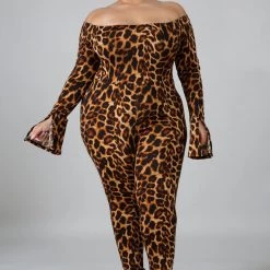 Curvaceous Boutique Miko Animal Print Catsuit