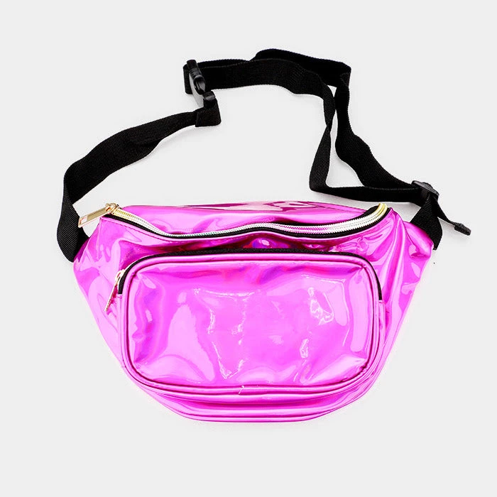 Curvaceous Boutique NEW Pink Hologram Fanny Pack 3 Curvaceous Boutique NEW Pink Hologram Fanny Pack