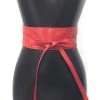Curvaceous Boutique NEW Red Slim Kimono Plus Size Belt