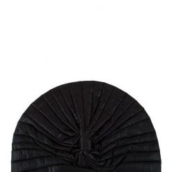 Curvaceous Boutique White Metallic Texture Turban