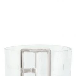 Curvaceous Boutique Silver Wide Clear Belt
