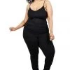 Curvaceous Boutique SALE Black Ruch Me Baby Catsuit
