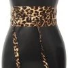 Curvaceous Boutique Slim Leopard Kimono Plus Size Belt NEW 2 Curvaceous Boutique Slim Leopard Kimono Plus Size Belt NEW