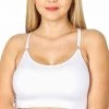 Curvaceous Boutique White Cross Back Bralette NEW
