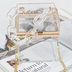 Curvaceous Boutique Clear Gift Box Clutch