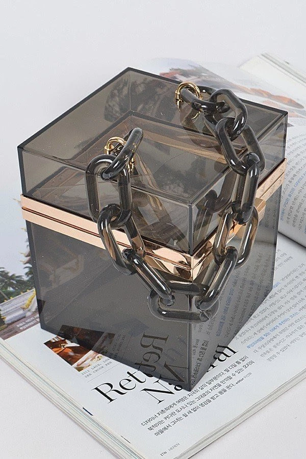 Curvaceous Boutique NEW Black Gift Box Clutch 3 Curvaceous Boutique NEW Black Gift Box Clutch