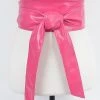 Curvaceous Boutique Pink Wide Kimono Plus Size Belt