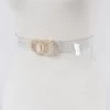 Curvaceous Boutique Pearl Buckle Clear Belt NEW 2 Curvaceous Boutique Pearl Buckle Clear Belt NEW