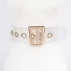 Curvaceous Boutique Clear Gold Circle Wide Plus Size Belt