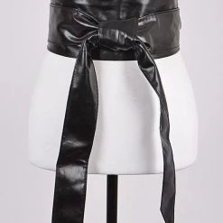 Curvaceous Boutique NEW Wide Kimono Black Plus Size Belt