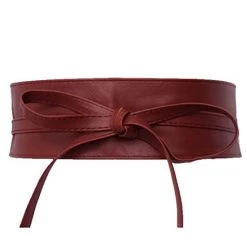 Curvaceous Boutique NEW Burgundy Slim Kimono Plus Size Belt